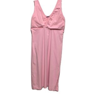 Women’s AIMEE, Sleeveless, Midi Dress, Pink, Size Large